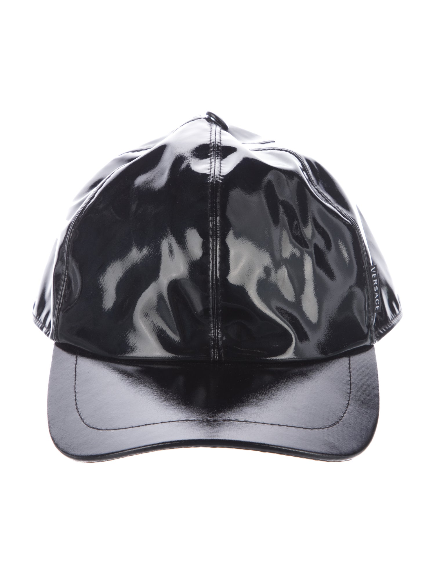 Versace Patent leather baseball cap