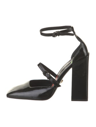 Versace Patent Leather D'Orsay Pumps