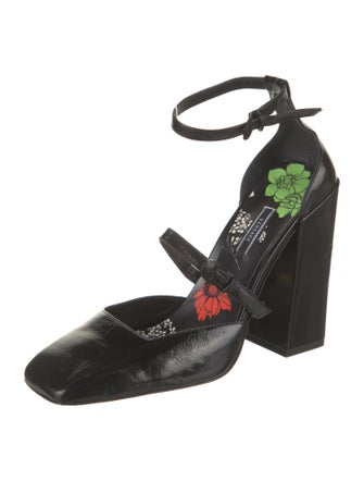 Versace Patent Leather D'Orsay Pumps