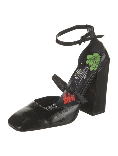 Versace Patent Leather D'Orsay Pumps