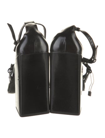 Versace Patent Leather D'Orsay Pumps