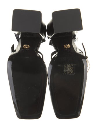 Versace Patent Leather D'Orsay Pumps