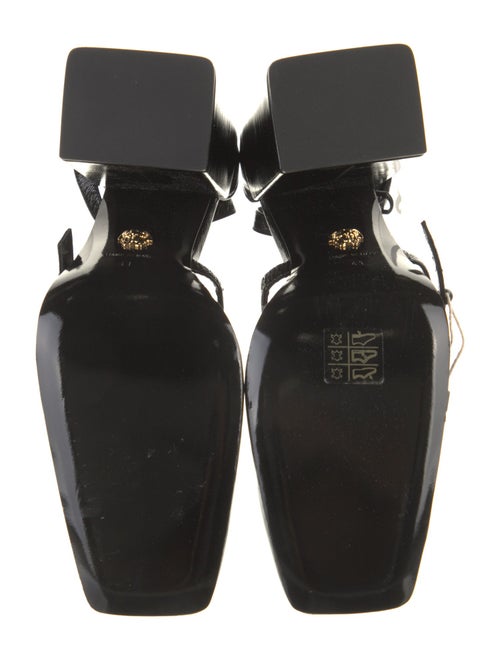 Versace Patent Leather D'Orsay Pumps