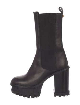 Versace Leather Boots