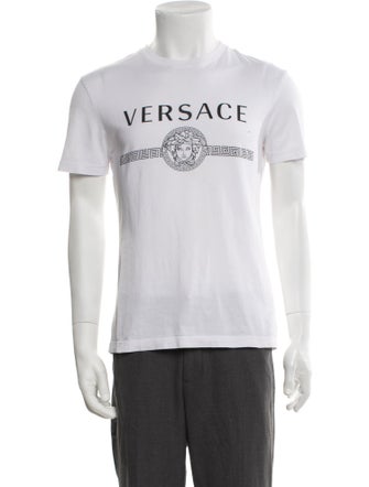 Versace Graphic Print Crew Neck T-Shirt