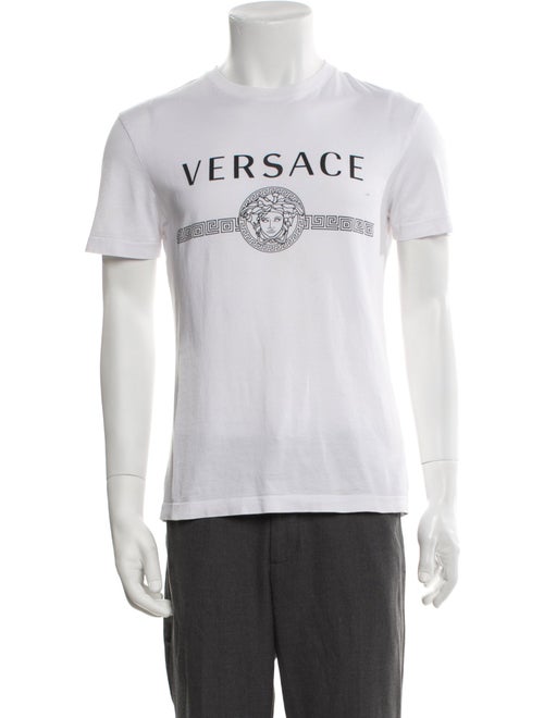 Versace Graphic Print Crew Neck T-Shirt