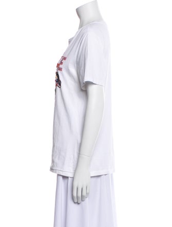 Versace Graphic Print Crew Neck T-Shirt