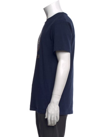 Versace Graphic Print Crew Neck T-Shirt