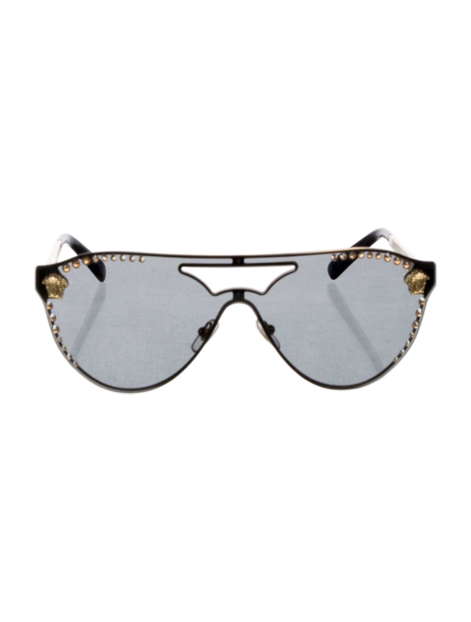 Versace Medusa Insignia Shield Sunglasses