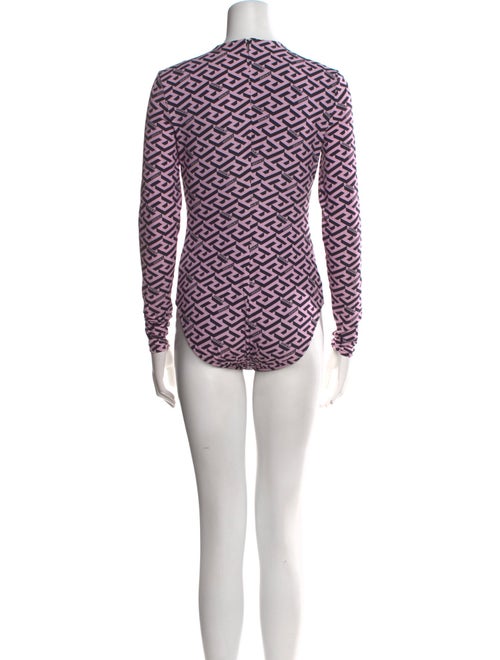 Versace Nylon Printed Bodysuit