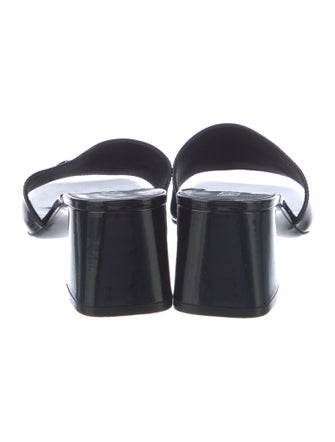 Versace Patent Leather Slides