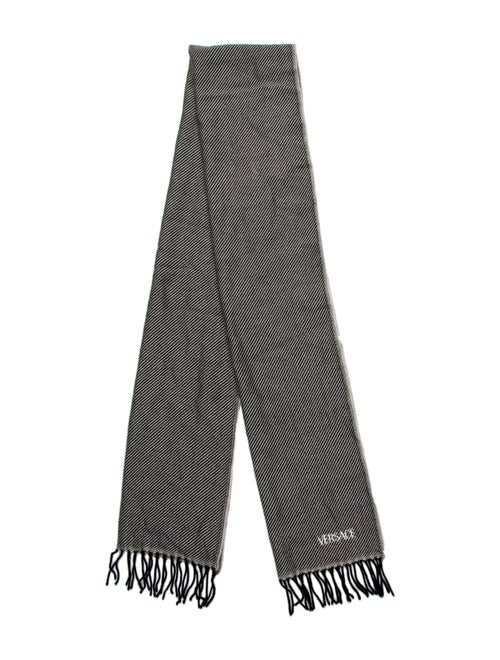 Versace Wool Striped Scarf
