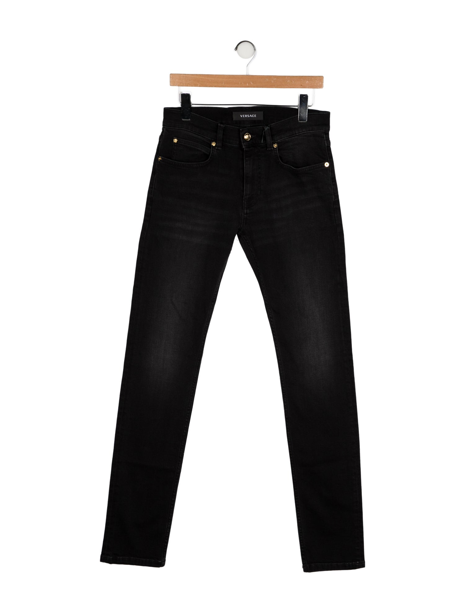 Versace Mid-Rise Straight Leg Jeans w/ Tags