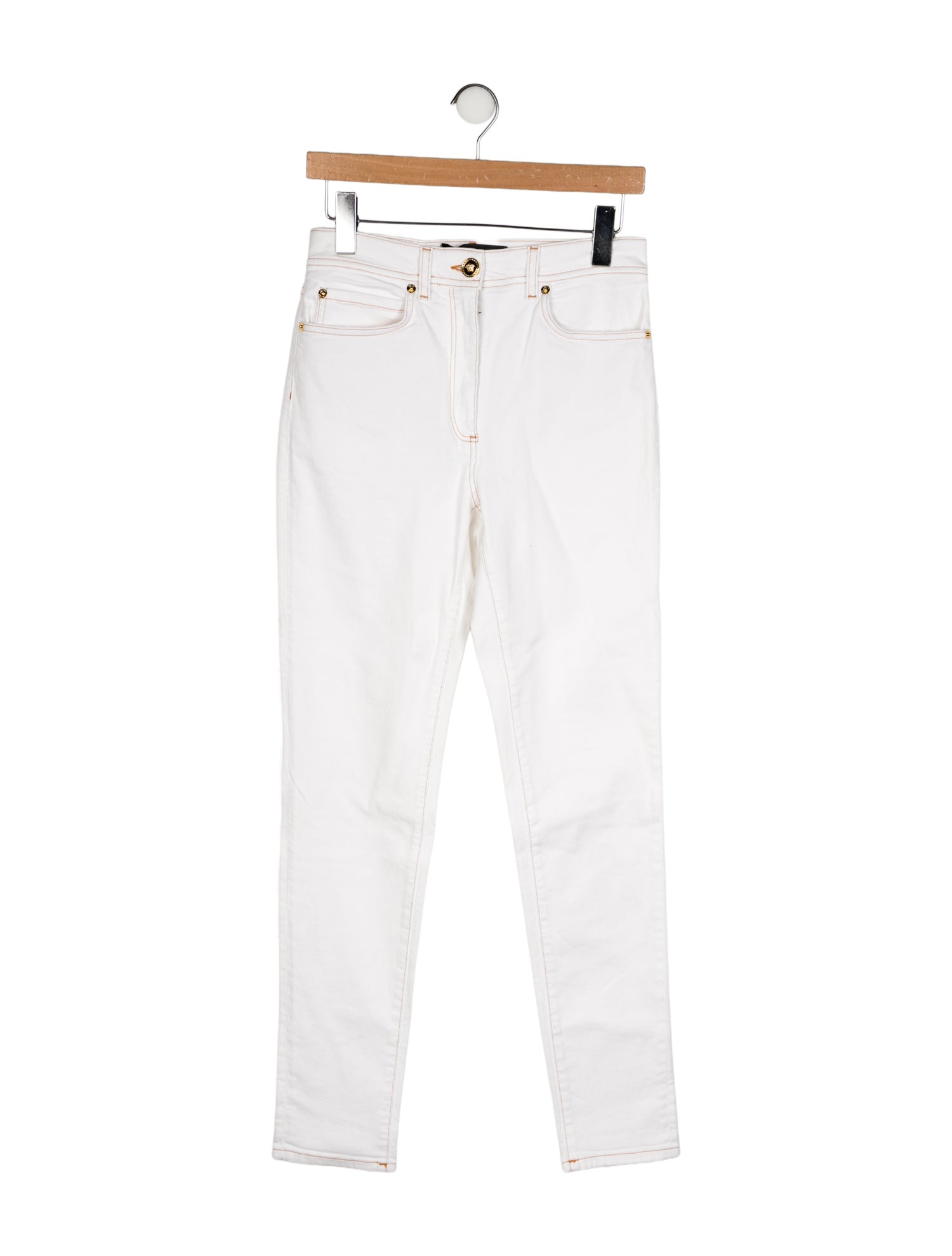 Versace Mid-Rise Skinny Leg Jeans w/ Tags