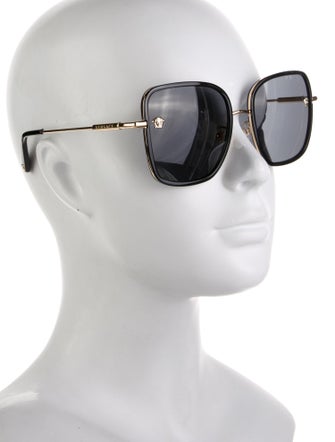 Versace Medusa Insignia Square Sunglasses