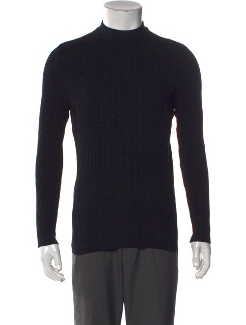 Versace Wool Mock Neck Pullover