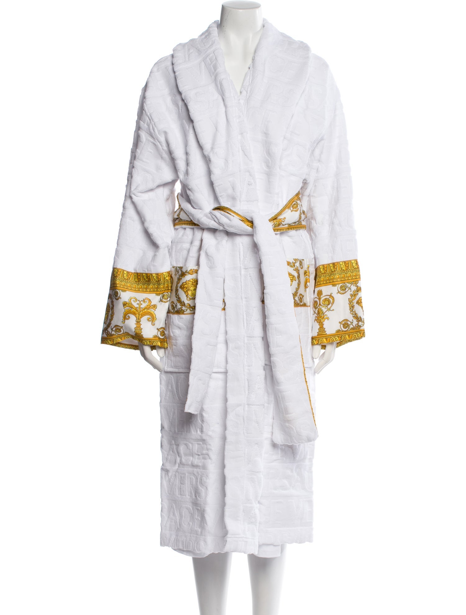 Versace I ♡ Baroque Printed Robe w/ Tags
