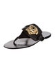 Versace Medusa Insignia Leather Slides