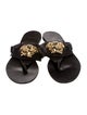 Versace Medusa Insignia Leather Slides