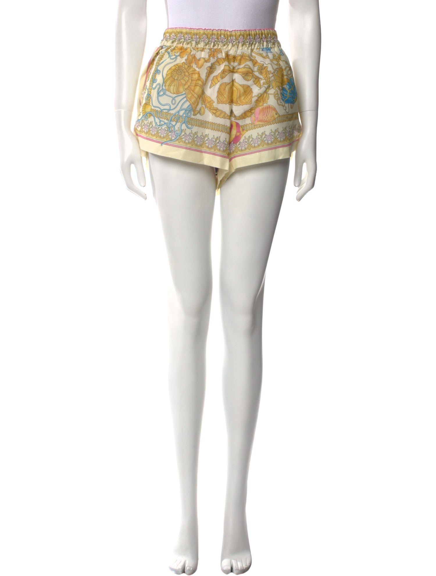 Versace Printed Mini Shorts w/ Tags