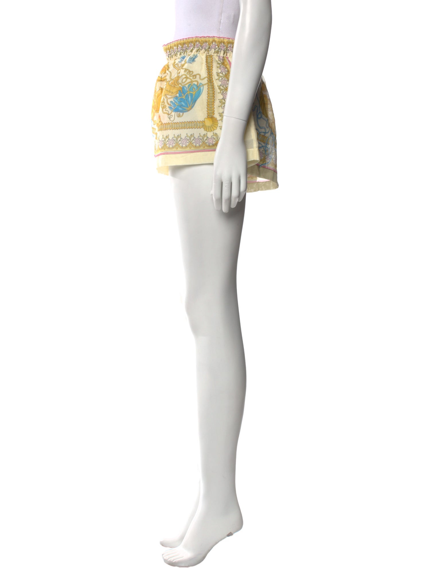 Versace Printed Mini Shorts w/ Tags