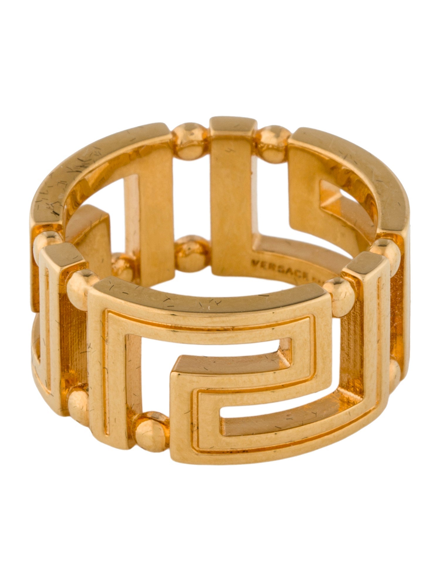 Versace Greca Band Ring