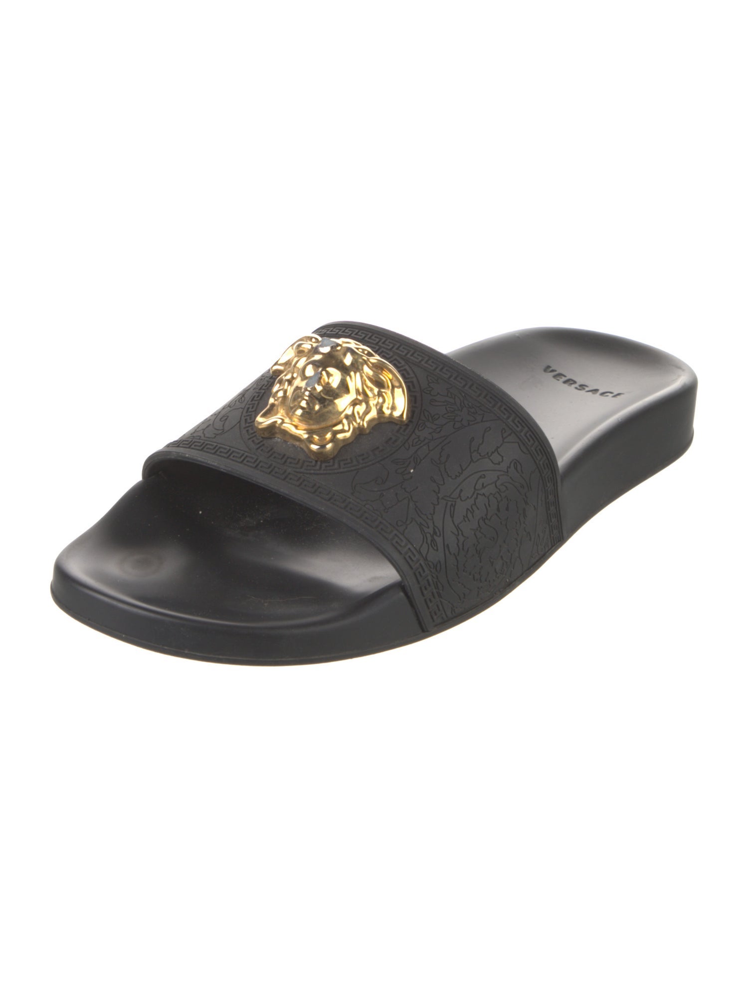 Versace Medusa Insignia Rubber Slides