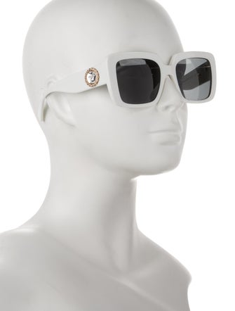Versace Square Tinted Sunglasses