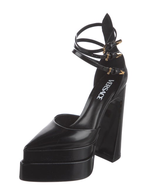 Versace Patent Leather D'Orsay Pumps