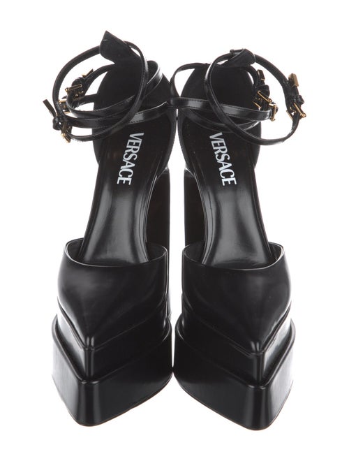 Versace Patent Leather D'Orsay Pumps