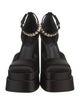 Versace Medusa Insignia Satin D'Orsay Pumps