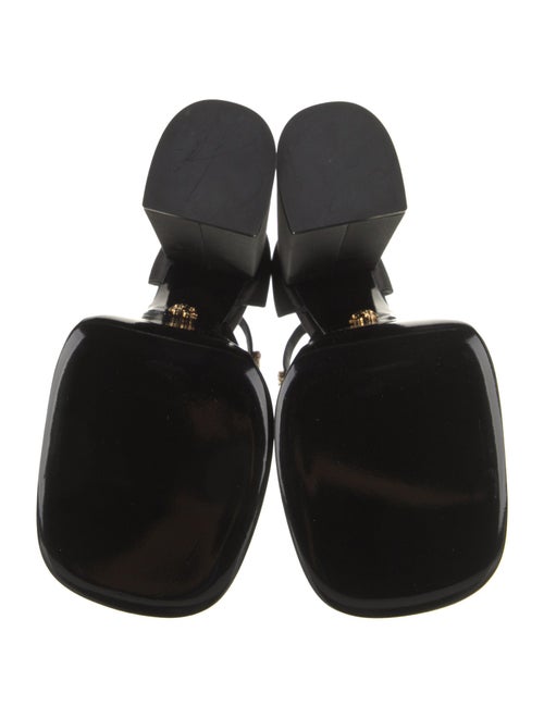 Versace Medusa Insignia Satin D'Orsay Pumps