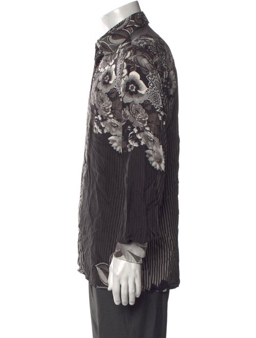 Versace Printed Long Sleeve Shirt