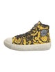 Versace Canvas Printed Sneakers