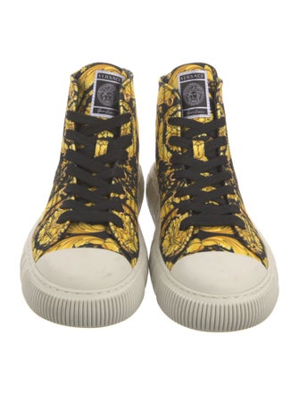 Versace Canvas Printed Sneakers