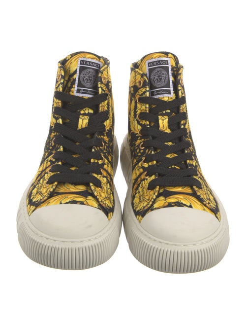 Versace Canvas Printed Sneakers