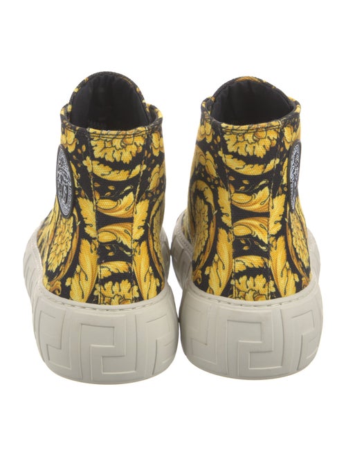 Versace Canvas Printed Sneakers