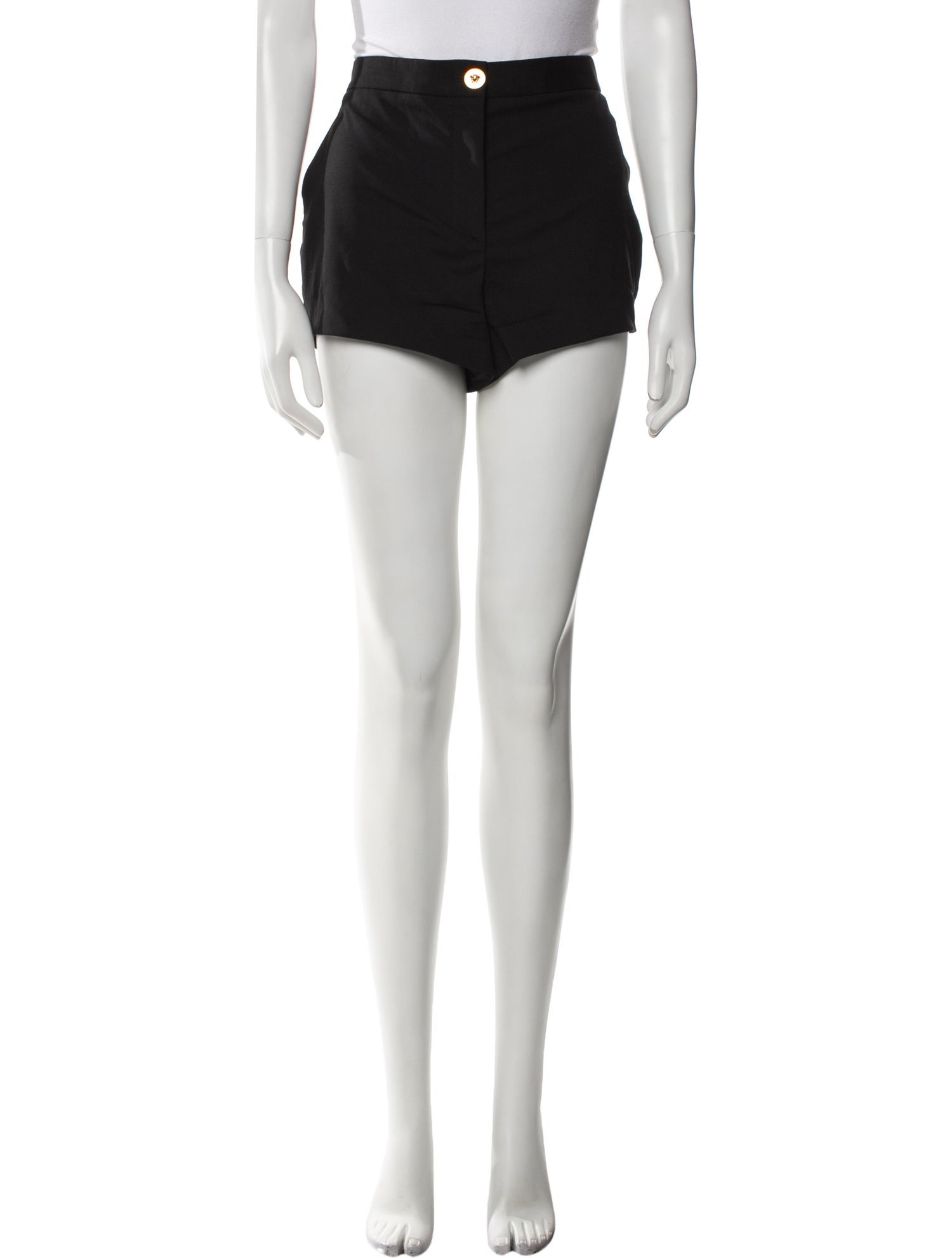 Versace Virgin Wool Mini Shorts