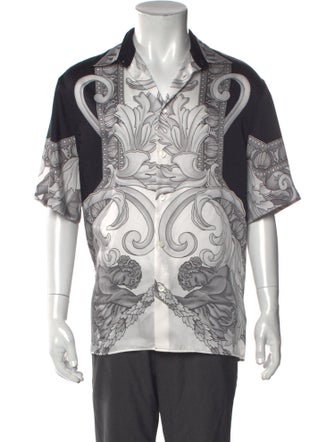 Versace Printed Short Sleeve Shirt