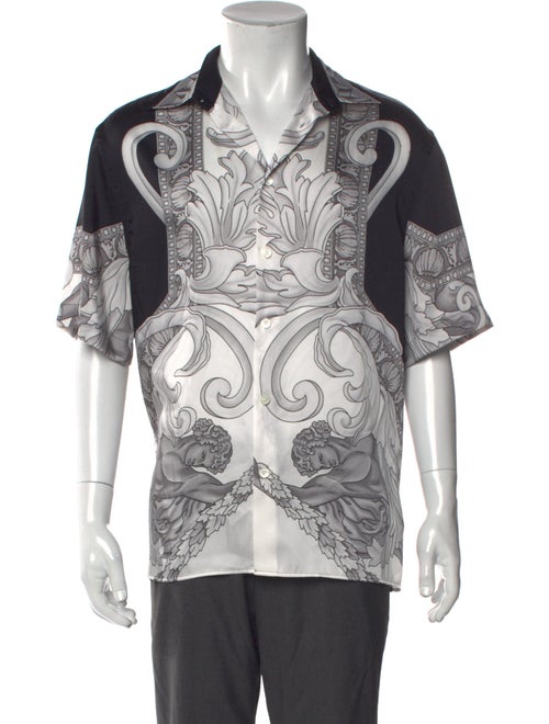 Versace Printed Short Sleeve Shirt