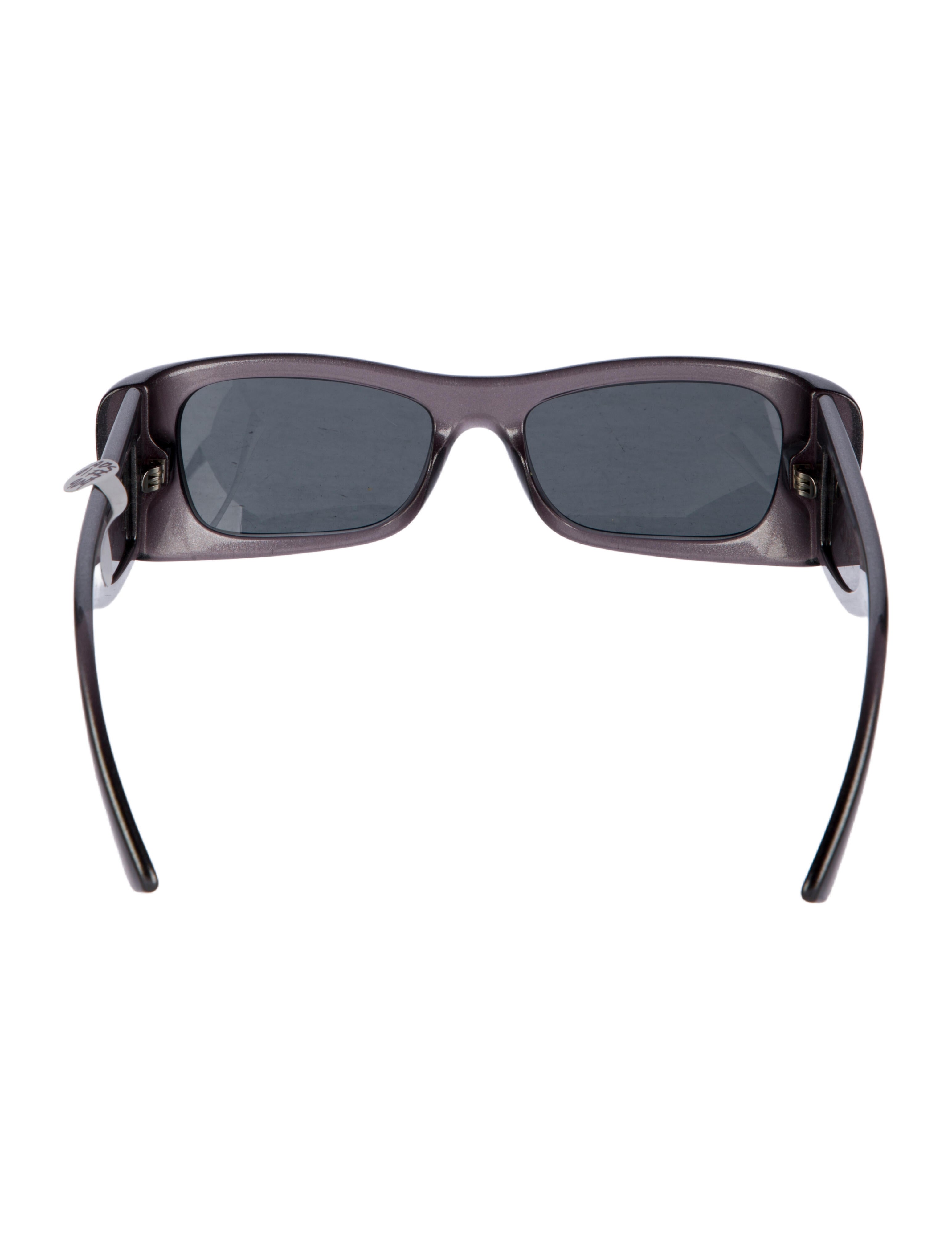 Versace Square Tinted Sunglasses