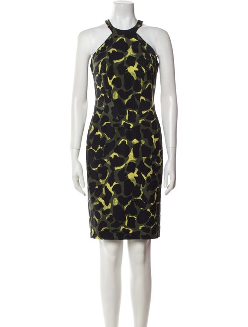 V2 Versace Classic Wool Knee-Length Dress