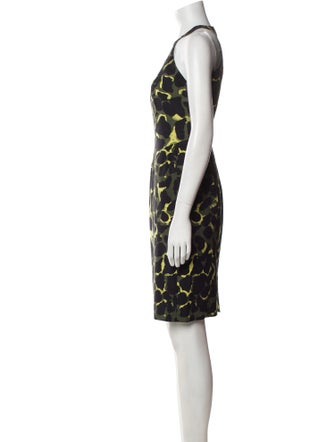 V2 Versace Classic Wool Knee-Length Dress