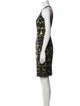 V2 Versace Classic Wool Knee-Length Dress