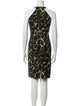 V2 Versace Classic Wool Knee-Length Dress