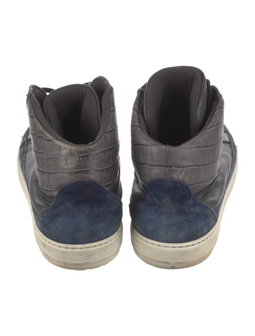 Versace Leather Patterned Sneakers