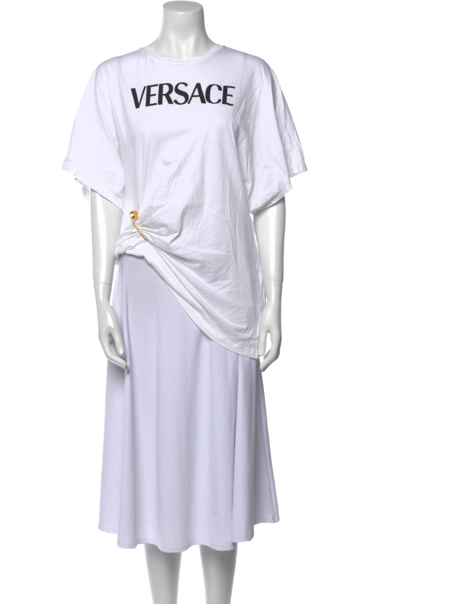 Versace Graphic Print Crew Neck T-Shirt