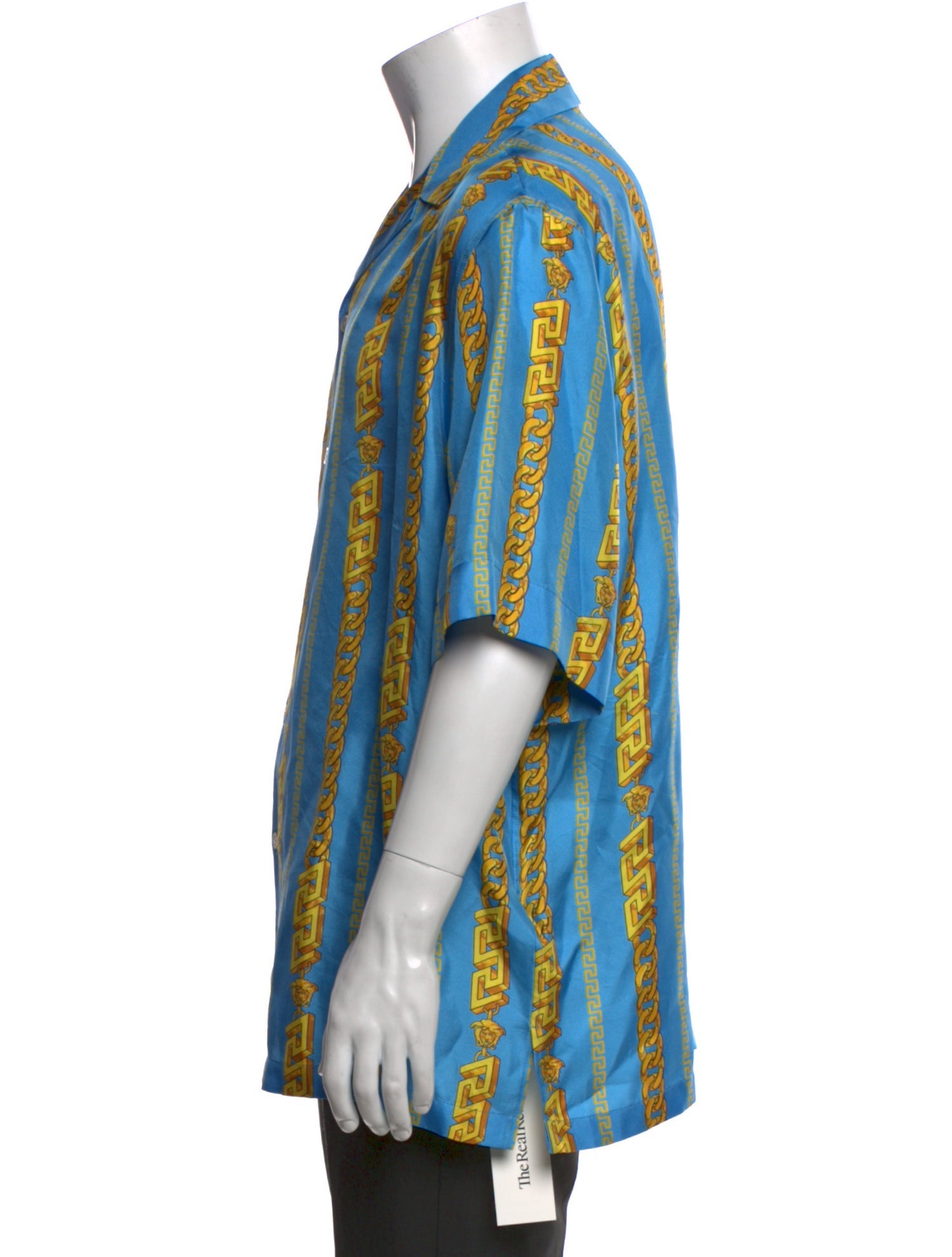 Versace Silk Striped Shirt