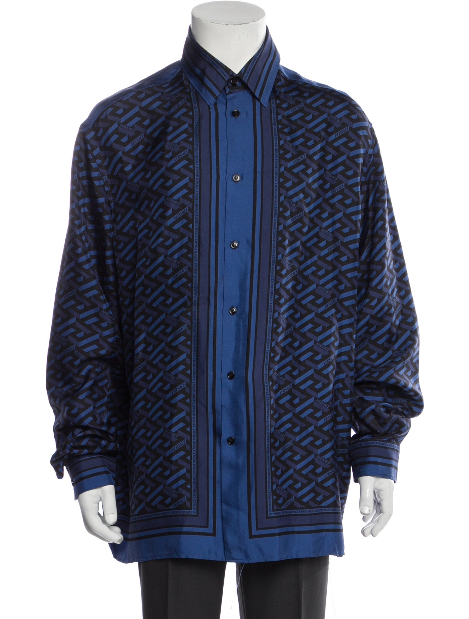 Versace Silk Printed Shirt