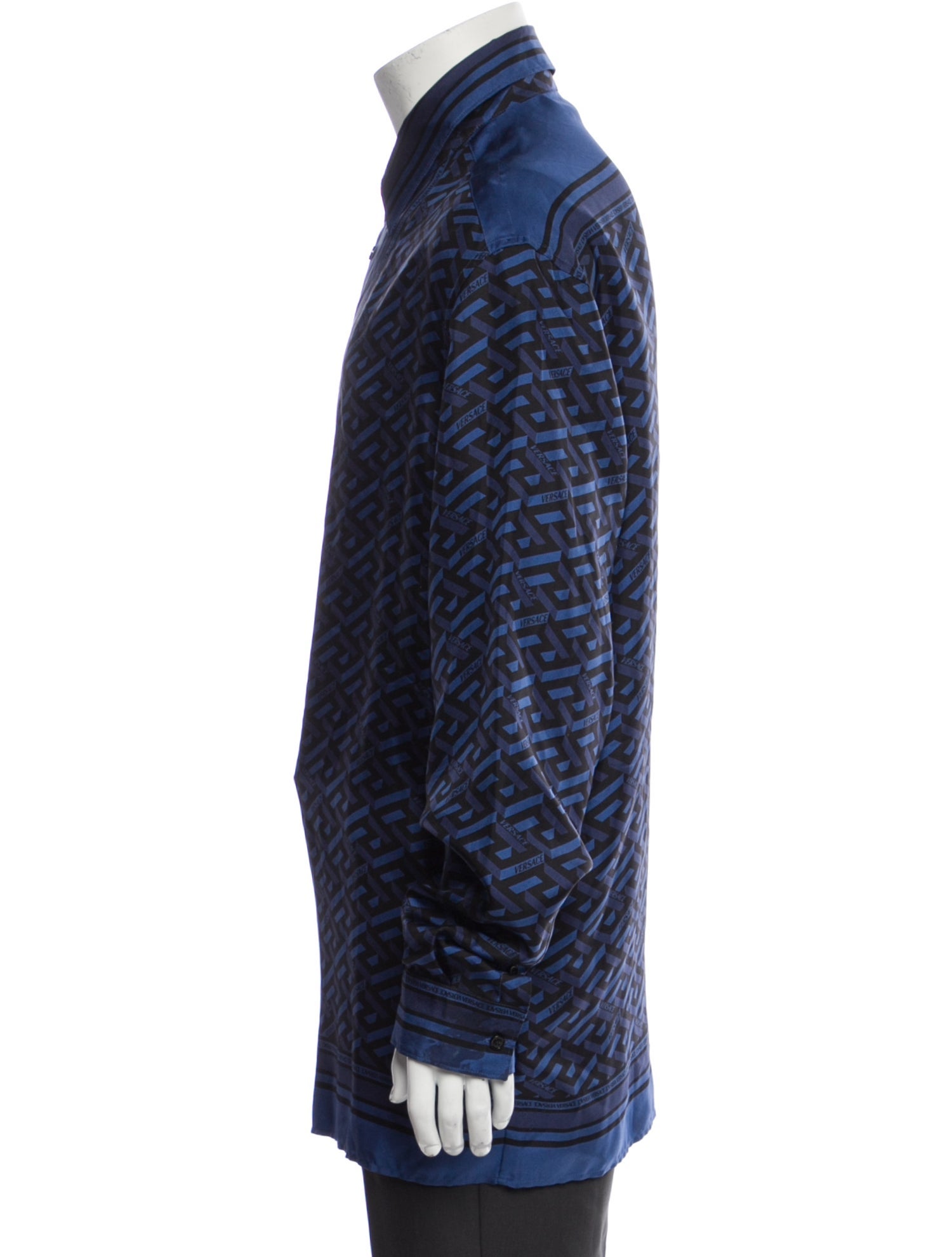 Versace Silk Printed Shirt